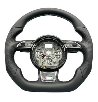 Audi A3 8v A4 B8 B9 A6 4F A8 D3 Q3 Q7 S Line Lenkrad neu beziehen